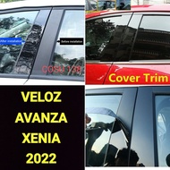 PROMO- STICKER PINTU PILAR PIANO BLACK GLOSSY VELOZ AVANZA NO XENIA 2022 - YUNIC STORE01