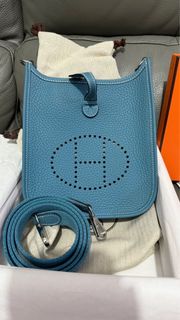 Hermes Evelyne 16 - new bleu jean
