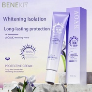 BENEKIY Sun Protection Cream, Concealer Moisturizing Isolation Protection Cream, Natural Invisible P