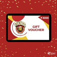 Vikings Luxury Buffet PHP 3000 Gift Voucher