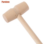 [Purelove] 1Pc Leather Wooden Hammer Toy Crab Lobster Mallet Beating Gavel For Kid