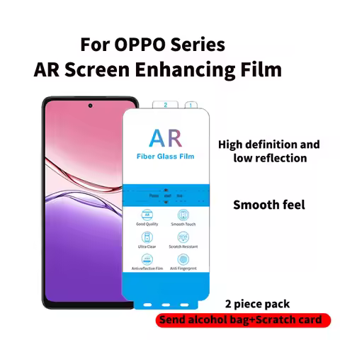 Screen Protector AR Film For OPPO A6 Pro A5X 4G K13X HD Clear AR Screen Enhancing Film For Realme P3