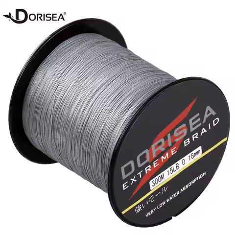 DORISEA X4 300M 6LB-100LB PE Extreme Multifilament Braided Fishing Line Fish Wire Pesca