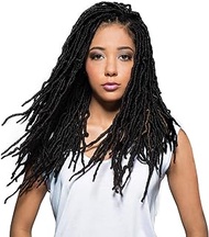 Bobbi Boss Synthetic Hair Crochet Braids African Roots Braid Collection Nu Locs 18" (4-PACK, BUG)