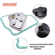 TRANSPEED U440E U441E Auto Transmission Filter and Gasket Kit Fluid Oil Pan Kit 35303-52020 25188304