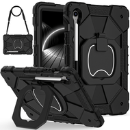Case for Samsung Galaxy Tab S10 FE/ S9 FE 5G 10.9/ S9 11: Heavy Duty Protection with Rotate Ring Sta