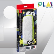 Carrying Case &amp; Screen Protector Splatoon 3 for Nintendo Switch OLED [Bag Protective Film]