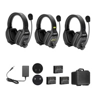 ไมค์ Saramonic WiTalk WT5D 5-Person Full Duplex Wireless Intercom 1312ft Team Communication Group Ta