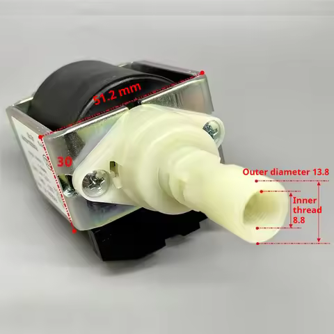 Solenoid Water Pump 230V 50Hz 46W 20Bar 520ml/min Non Dry‑run Intermittent Operation Self Priming fo
