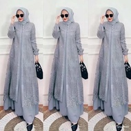 BEST DEALS hayya dress NEW brocade/ MUSLIM dress CRINKLE MIX brocade hayya dress luxury party dress