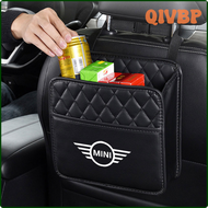 QIVBP Car Back Seat Storage Tissue Water Cup Snack Mobile Phone Storage For Mini Cooper S R55 R56 R5