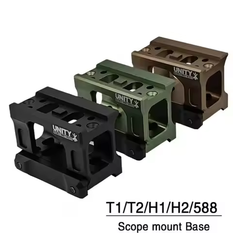2024 New YR271 UNITY Fast Riser Mount For Tactical Airsoft T2 ROMEO5 Red Dot Sight Scope Universal H