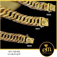 Bangkok Gold & Mix Gold Centipede Bracelet ETB376 ETB377