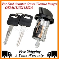New Ignition Lock Cylinder Ignition Key Switch with 2 Keys Kit 1L3Z11582A for Ford Aerostar Crown Vi