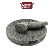 Mortar and Pestle / Batu GIling Indonesia / Stone Grinder (16cm/ 18cm/ 20cm/ 24cm)
