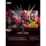 Monitor permainan 27-inci 2k 320Hz Q27G10SE dengan fungsi putaran skrin dan pelarasan ketinggian.