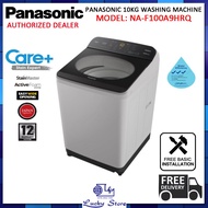 PANASONIC NA-F100A9HRQ 10KG TOP LOAD WASHING MACHINE, 3 TICKS, FREE DELIVERY, FREE BASIC INSTALLTION