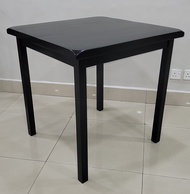 RECTANGULAR DINING TABLE 75CM X75 CM BLACK