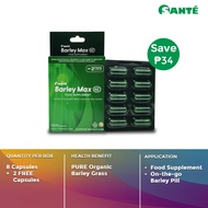 Sante Barley Max Capsule 8+2 Promo Pack  Certified Organic Barley Grass from New Zeland, Vegan
