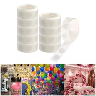 dingdongaa 1000Pcs Clear Double Side Dots Sticker Double Side Glues Points for Balloon