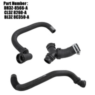 Upper & Lower Radiator Hoses with T-Connector for 2011-2020 Ford F150 5.0L DR3Z-8566-A, CL3Z 8260-A,