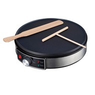 Electric Crepe Maker เครื่องแพนเค้กเครื่อง Non-stick Griddle Batter Spreader Crepes Maker 1000W ครัว