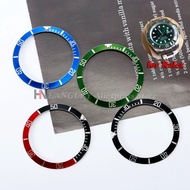 37mm x 31mm Flat Ceramic Watch Bezel Insert for Submariner Water Ghost Watch Case Watch Ring Replace