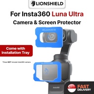 (SG) LionShield Insta360 Luna Ultra Camera Lens Protector Screen Protector 9H Tempered Glass HD Clea