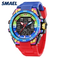 SMAEL  8138  Jam tangan rekreasi dan sukan lelaki, 100% kalis air