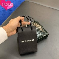 Balenciaga Mini Shopper小牛皮購物袋迷你肩背包 黑色《佳節折扣》