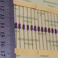 UNGU PURPLE 27K 1/4W 1% copper feet resistor 27 k 1/4 watt 27 kilo ohm 1/4 w 1/4watt 1 percent 27k 1