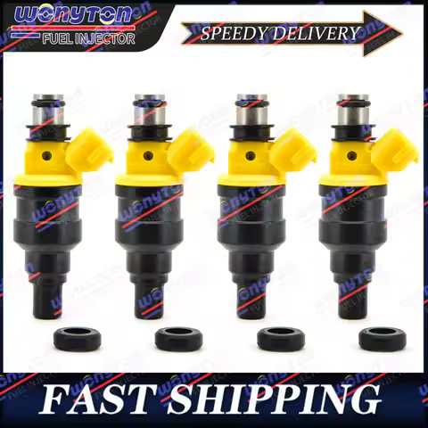 4 Pcs Fuel Injectors 23250-02020 For Toyota Carina AT190 Avensis AT220 4AFE