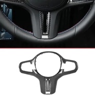 Carbon Fiber Car Steering Wheel Panel Decoration Cover Trim For BMW 3 4 5 6 8 Series G20 G22 G26 G29