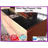 12mm (4ft x 8ft) Tego Plywood 1side (90pcs / Bundle)