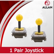 Allan Classic Arcade Joystick Replacement Parts 2/4/8 way Adjustable Arcade Joystick Arcade Game Rou