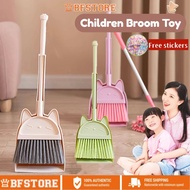 Children Dustpan Set Small Broom Mop Premium Soft Hair Simulation Kids Learning Sweeping Floor Clean