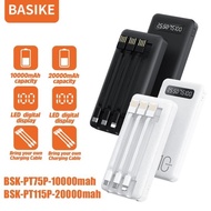 (diskon) powerbank 20000mah atau10000mah basike dengan 3 kabel pengisi