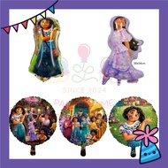 ParteeTime Kids Cute Encanto Themed Foil Balloon Birthday Party Decoration Foil Belon Encanto Parti 