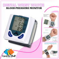 WNC Automatic Wrist Blood Pressure Monitor , Blood Pressure Monitor Automatically Inflates And Deflates, Wrist Cuff LCD Digital Blood Pressure Monitor