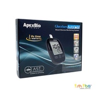 ApexBio - 台灣造驗血糖機 GlucoSure 主機 + 100試紙 + 100採血針 套裝 糖尿測試主機 永久保養 尿糖機