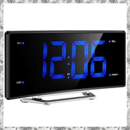 [I O J E] Fm Radio Alarm Clock Led Digital Electronic Table Projector Clock Desk Nixie Projection Alarm Clock With Time Projection