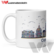 Denmark Copenhagen Glass Denmark Copenhagen Mug Europe Souvenir Copenhagen Denmark Mug World City V3