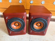 JVC 木盆喇叭一對