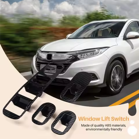 for Honda HRV HR-V VEZEL 2014-2020 Carbon Fiber Door Handle New Arrivals ecorator Accessories