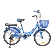 LA Bicycle จักรยานแม่บ้าน รุ่น DAWN CITY 1.0  20 นิ้ว สีน้ำเงิน - LA Bicycle, Home &amp; Garden