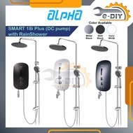Alpha Smart 18i Alpha Water Heater Rain Shower Set Water Heater With Pump Water Heater Shower Instan