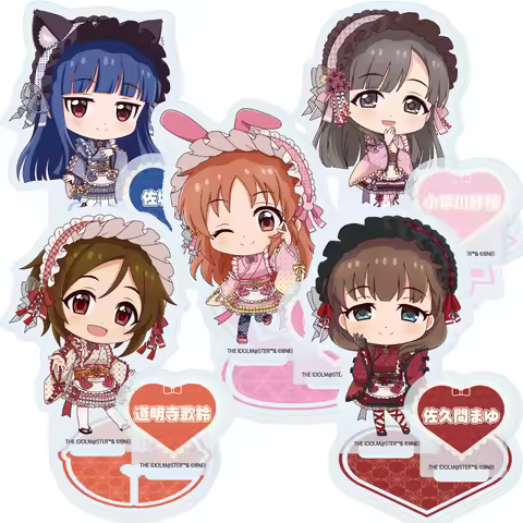 Gakuen Idolmaster Abe Nana Sae Kobayakawa Yukimi Sajo Karin Domyoji Yoshino Yorita Acrylic Stand Acr
