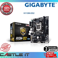 Gigabyte H110M-DS2 Motherboard LGA1151 Intel Socket H110M Mainboard Combo Bundle