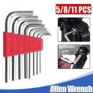 5/8/11 PCS Allen Wrench High Quality Easy To Carry Size Allen Key Inch Wrench