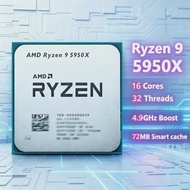 AMD Ryzen 9 5950X 7nm Process Zen3 Desktop Processor 16 Core 32 Thread 4.9GHz 64MB L3 Cache AM4 DDR4